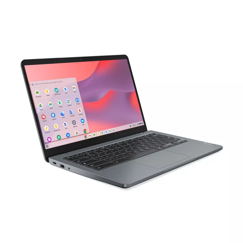 Lenovo 14e Chromebook Gen 3 Intel Core i3 N-series i3-N305 35,6 cm (14 collas) Full HD 8 GB LPDDR5-SDRAM 128 GB eMMC Wi-Fi 6E (802.11ax) ChromeOS Pelēks