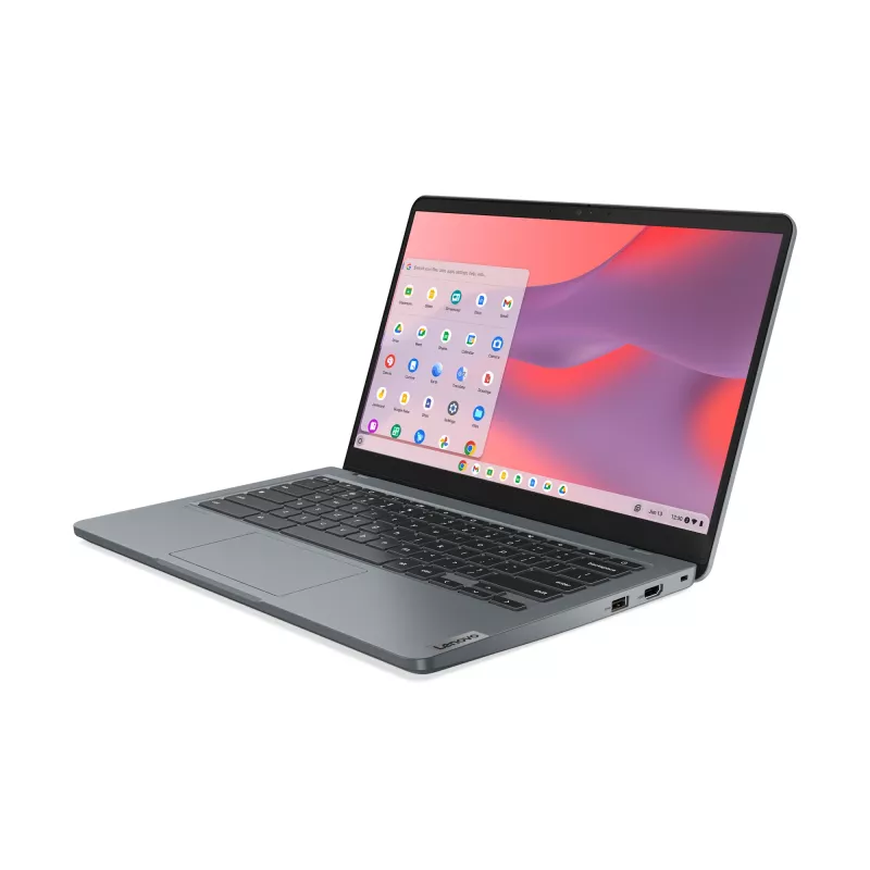 Lenovo 14e Chromebook Gen 3 Intel Core i3 N-series i3-N305 35,6 cm (14 collas) Full HD 8 GB LPDDR5-SDRAM 128 GB eMMC Wi-Fi 6E (802.11ax) ChromeOS Pelēks