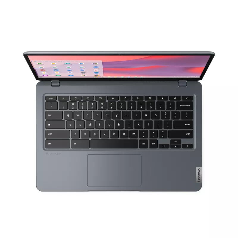 Lenovo 14e Chromebook Gen 3 Intel Core i3 N-series i3-N305 35,6 cm (14 collas) Full HD 8 GB LPDDR5-SDRAM 128 GB eMMC Wi-Fi 6E (802.11ax) ChromeOS Pelēks