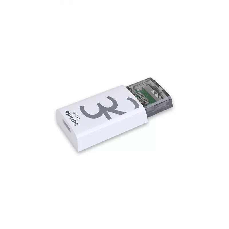 Philips Click USB zibatmiņa 32 GB USB Type-C 3.2 Gen 1 (3.1 Gen 1) Caurspīdīga, Balta