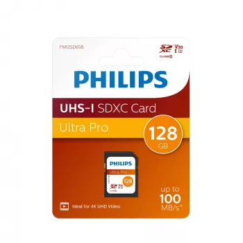 Philips 128 GB SDXC UHS-I FM12SD65B zibatmiņa