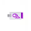 Philips Click USB zibatmiņa 64 GB USB Type-C 3.2 Gen 1 (3.1 Gen 1) violeta, balta