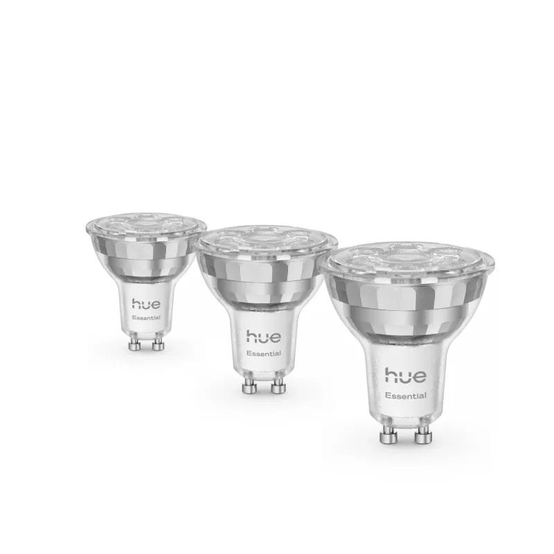 Philips Hue balta and colour ambience Essential GU10 – viedais prožektors – 345 lm – 4,7 W – 3 gab. iepakojumā
