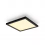 Viedā griestu gaisma Philips Hue balta ambience Aurelle Square Panel Bluetooth melna