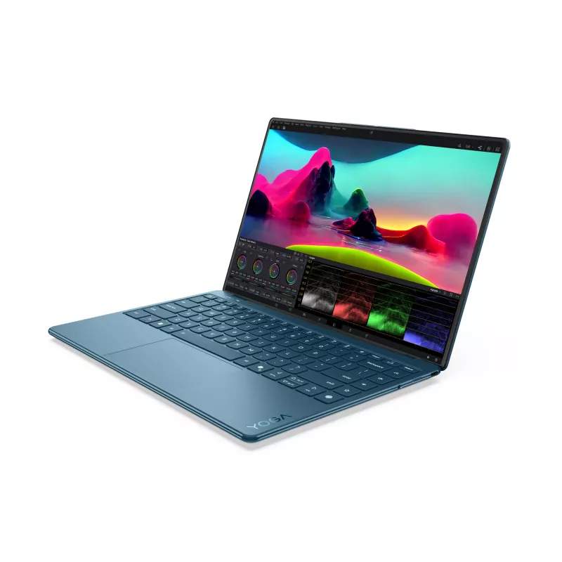 Lenovo Yoga Slim 9 14ILL10 Copilot+ PC Intel Core Ultra 7 258V klēpjdators 35,6 cm (14 collu) skārienekrāns WQUXGA 32 GB LPDDR5x-SDRAM 1 TB SSD Wi-Fi 7 (802.11be) Windows 11 Home tirkīza krāsā