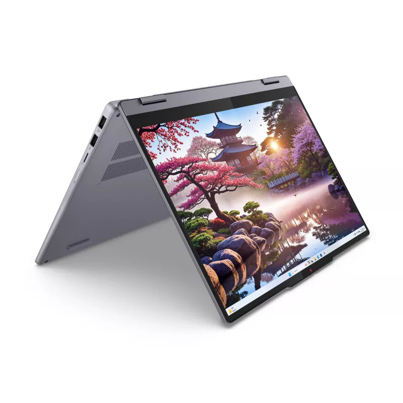 Lenovo IdeaPad 5 2-in-1 14AKP10 Copilot+ PC AMD Ryzen™ AI 7 350 Hybrid (2-in-1) 35,6 cm (14 collu) skārienekrāns WUXGA 16 GB LPDDR5x-SDRAM 512 GB SSD Wi-Fi 7 (802.11be) Windows 11 Home pelēks