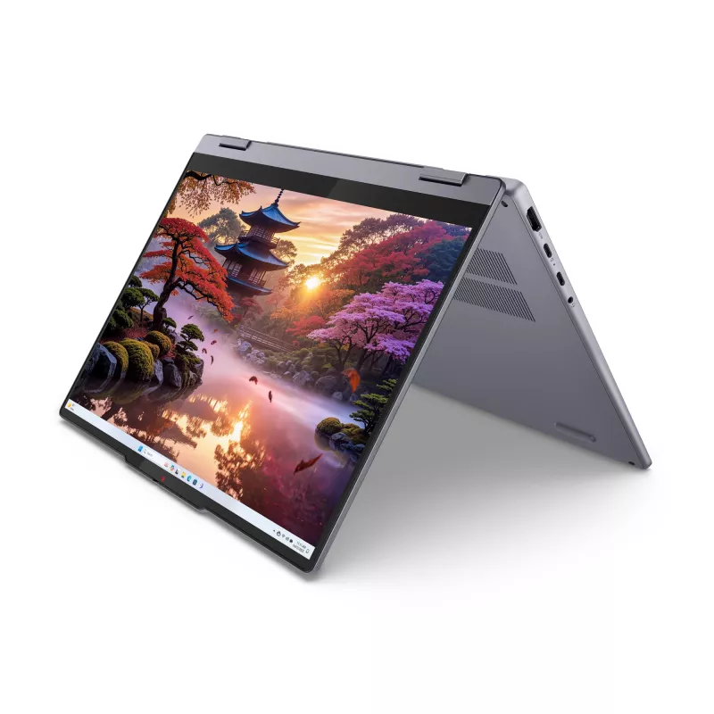 Lenovo IdeaPad 5 2-in-1 14AKP10 Copilot+ PC AMD Ryzen™ AI 7 350 Hybrid (2-in-1) 35,6 cm (14 collu) skārienekrāns WUXGA 16 GB LPDDR5x-SDRAM 512 GB SSD Wi-Fi 7 (802.11be) Windows 11 Home pelēks