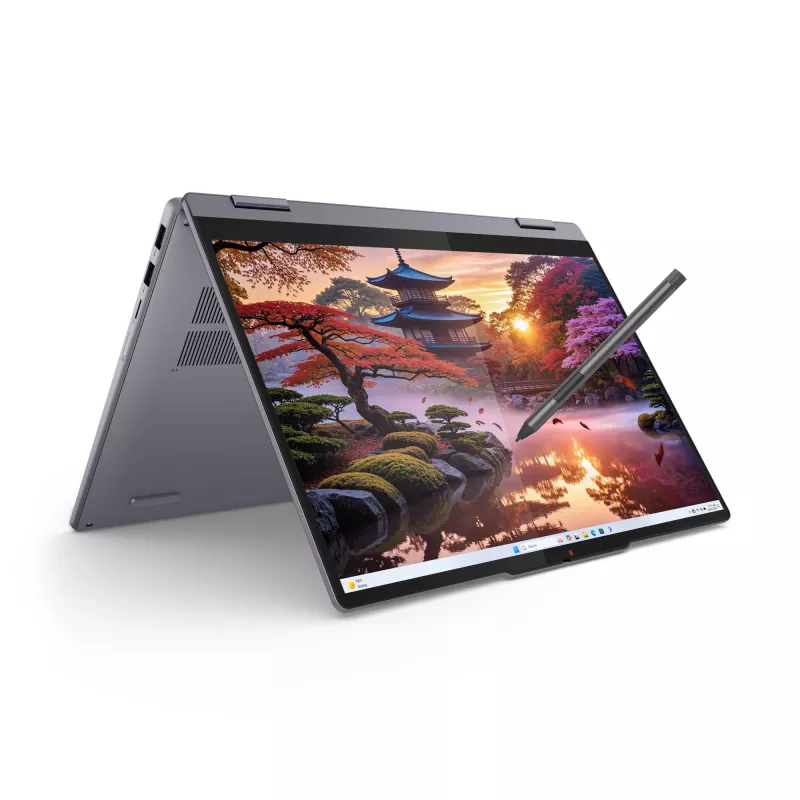Lenovo IdeaPad 5 2-in-1 14AKP10 Copilot+ PC AMD Ryzen™ AI 7 350 Hybrid (2-in-1) 35,6 cm (14 collu) skārienekrāns WUXGA 16 GB LPDDR5x-SDRAM 512 GB SSD Wi-Fi 7 (802.11be) Windows 11 Home pelēks