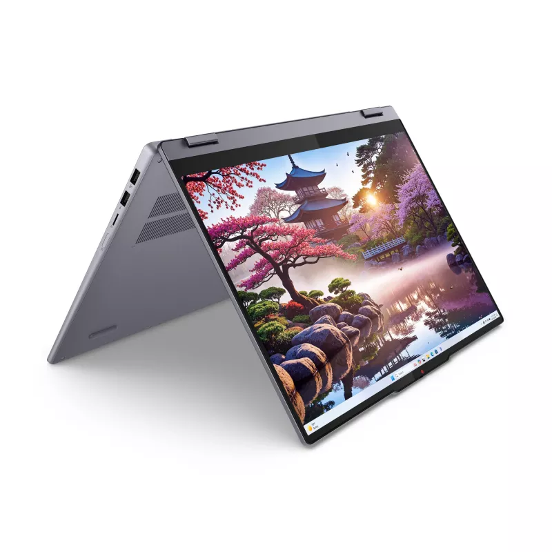 Lenovo IdeaPad 5 2-in-1 16AKP10 Copilot+ PC AMD Ryzen™ AI 7 350 Hibrīds (2-in-1) 40,6 cm (16 collu) Skārienjutīgs WUXGA 16 GB LPDDR5x-SDRAM 1 TB SSD Wi-Fi 7 (802.11be) Windows 11 Home Pelēks