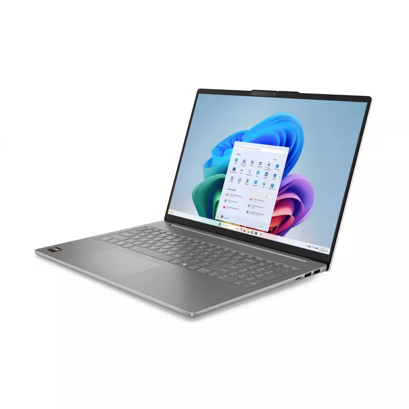 Lenovo IdeaPad Slim 5 16AKP10 Copilot+ PC AMD Ryzen™ AI 5 340 klēpjdators 40,6 cm (16 collu) WUXGA 16 GB DDR5-SDRAM 1 TB SSD Wi-Fi 7 (802.11be) Windows 11 Home pelēks