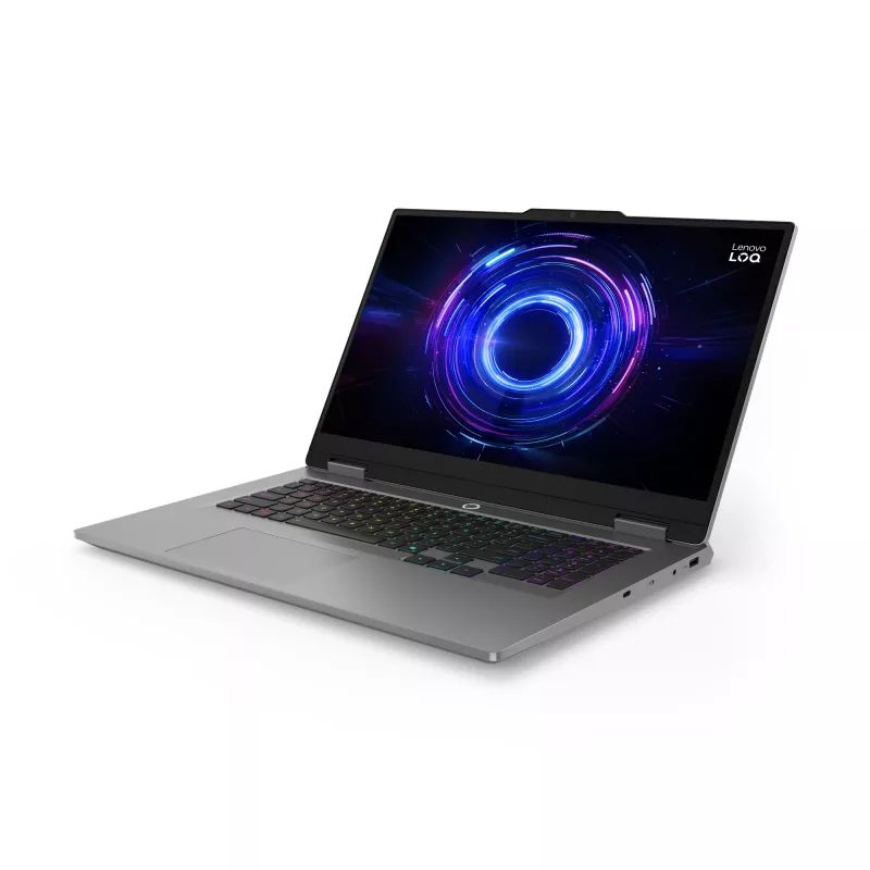 Lenovo LOQ 17IRX10 Intel® Core™ i7 i7-14700HX klēpjdators 43,9 cm (17,3 collas) Full HD 16 GB DDR5-SDRAM 1 TB SSD NVIDIA GeForce RTX 5070 Wi-Fi 6 (802.11ax) Windows 11 Home pelēks