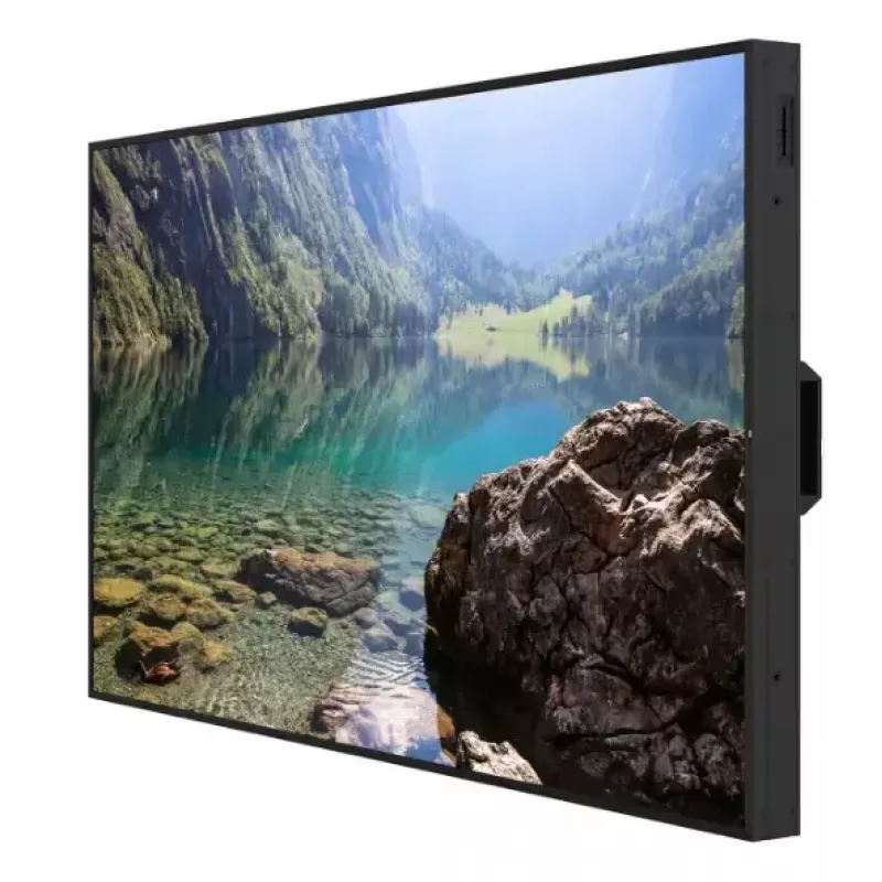 Digitālās izkārtnes plakanais panelis Hisense 55WH80F — 55 collas (139,7 cm) LED, 4K UHD, 4000 cd/m², Android 11, 24/7, ADS panelis, 8 ms, VESA, melns