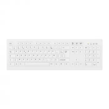 Contour Design Active Key Contour ClassicClean medicīniskā tastatūra ar noņemamu pārsegu, pilna izmēra, bezvadu, balta, C8100