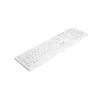 Contour Design Active Key AK-C8100F-U1-W/US tastatūra Medicīniska USB QWERTY US angļu Baltā