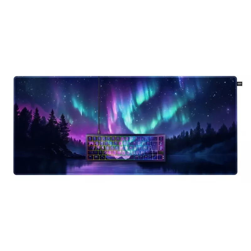 Mehāniskā tastatūra Cherry NORTHERN LIGHT Bundle 65% QWERTZ vācu USB RGB 2 m kabelis daudzkrāsaina