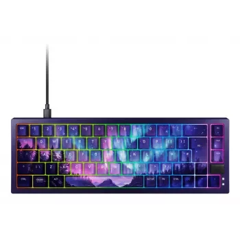 Mehāniskā tastatūra Cherry NORTHERN LIGHT Bundle 65% QWERTZ vācu USB RGB 2 m kabelis daudzkrāsaina