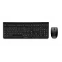 CHERRY DW 3000 tastatūra Pele iekļauta Universāls RF Bezvadu AZERTY Beļģu Melna