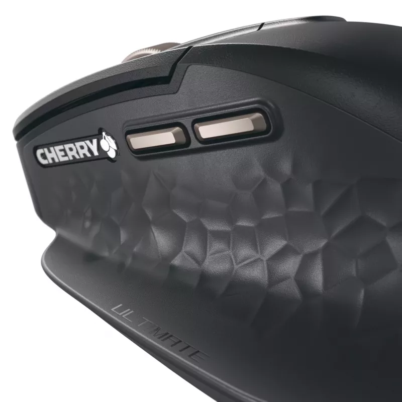 CHERRY Stream ultimate pele, universāla, labā roka, RF bezvadu + Bluetooth + USB-C, 4000 DPI
