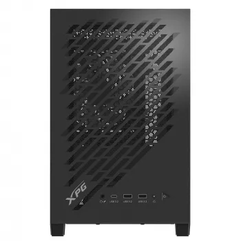 XPG VALOR AIR NANO MID-TOWER CHASSIS - Melns, Midi Tower, PC, Melns, micro ATX, Mini-ITX, SPCC, 17 cm