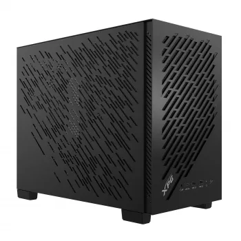 XPG VALOR AIR NANO MID-TOWER CHASSIS - Melns, Midi Tower, PC, Melns, micro ATX, Mini-ITX, SPCC, 17 cm