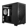 XPG VALOR AIR NANO MID-TOWER CHASSIS - Melns, Midi Tower, PC, Melns, micro ATX, Mini-ITX, SPCC, 17 cm