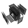 XPG VALOR AIR NANO MID-TOWER CHASSIS - Melns, Midi Tower, PC, Melns, micro ATX, Mini-ITX, SPCC, 17 cm