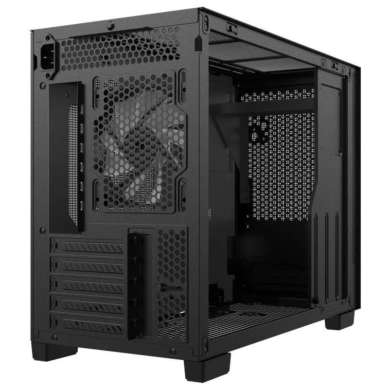 XPG VALOR MESH NANO MID-TOWER-CHASSIS - melns, Midi Tower, PC, melns, micro ATX, Mini-ITX, SPCC, 17 cm