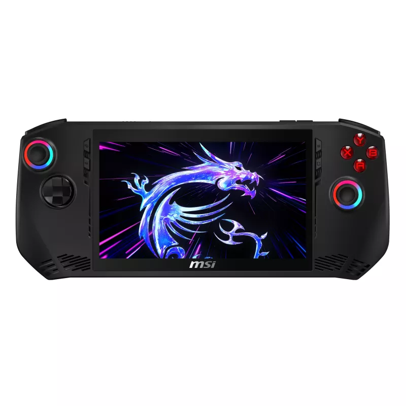 Portatīvā spēļu konsole MSI Claw 7 AI+ A2VM-028 — 7 collu 1920x1200 120Hz, Intel Arc, 512 GB PCIe 4.0 SSD, Wi‑Fi 7, melna