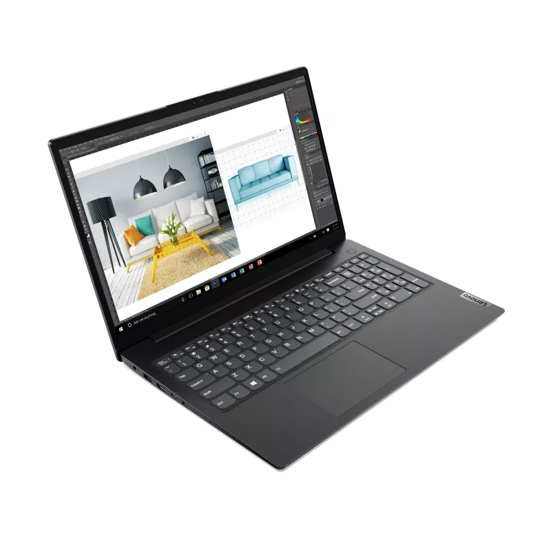 Lenovo V15 G2 IJL Intel® Celeron® N N4500 klēpjdators 39,6 cm (15,6 collu) Full HD 8 GB DDR4-SDRAM 256 GB SSD Wi-Fi 6 (802.11ax) Windows 11 Home melns