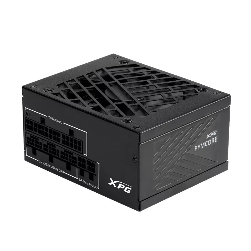 XPG PYMCORE 850w SFX GOLD barošanas bloks, 850 W, 100 - 240 V, 50/60 Hz, 10 A, 20 A, 70.8 A