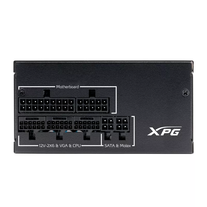 XPG PYMCORE 850w SFX GOLD barošanas bloks, 850 W, 100 - 240 V, 50/60 Hz, 10 A, 20 A, 70.8 A