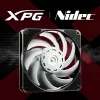 XPG VENTO PRO 120 PWM Melns, Ventilators, 12 cm, 450 RPM, 2500 RPM, Melns, Balts