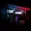 XPG VENTO PRO 120 PWM Melns, Ventilators, 12 cm, 450 RPM, 2500 RPM, Melns, Balts