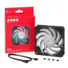 XPG VENTO PRO 120 PWM Melns, Ventilators, 12 cm, 450 RPM, 2500 RPM, Melns, Balts