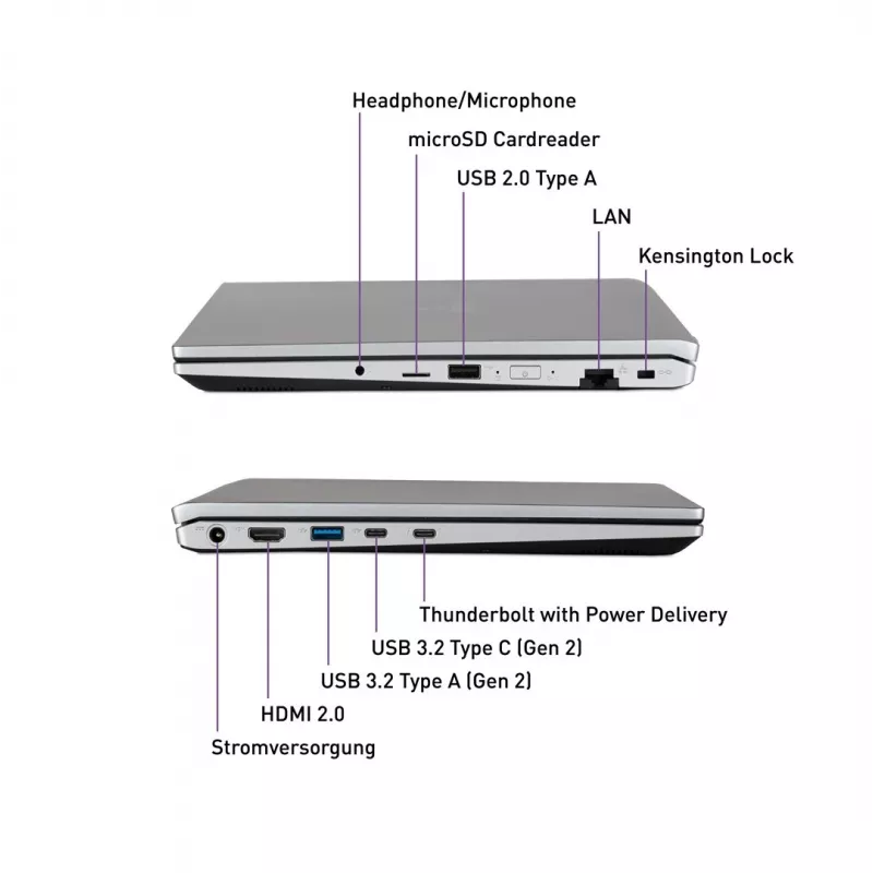Portatīvais dators TERRA MOBILE 1220800 Intel Core i7 15.6 collu Full HD 16GB DDR5 500GB SSD