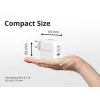 Conceptronic 3 portu 67 W GaN USB PD lādētājs ar USB-C uzlādes kabeli, USB-C x 2, USB-A x 1, QC 3.0, PPS