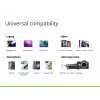 Conceptronic 3 portu 67 W GaN USB PD lādētājs ar USB-C uzlādes kabeli, USB-C x 2, USB-A x 1, QC 3.0, PPS