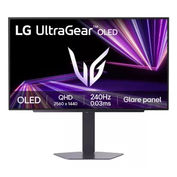 Datora monitors LG 27GX704A-B 27 collu 2560 x 1440 Quad HD OLED, 0,03 ms, VESA, augstuma regulējams, Melns