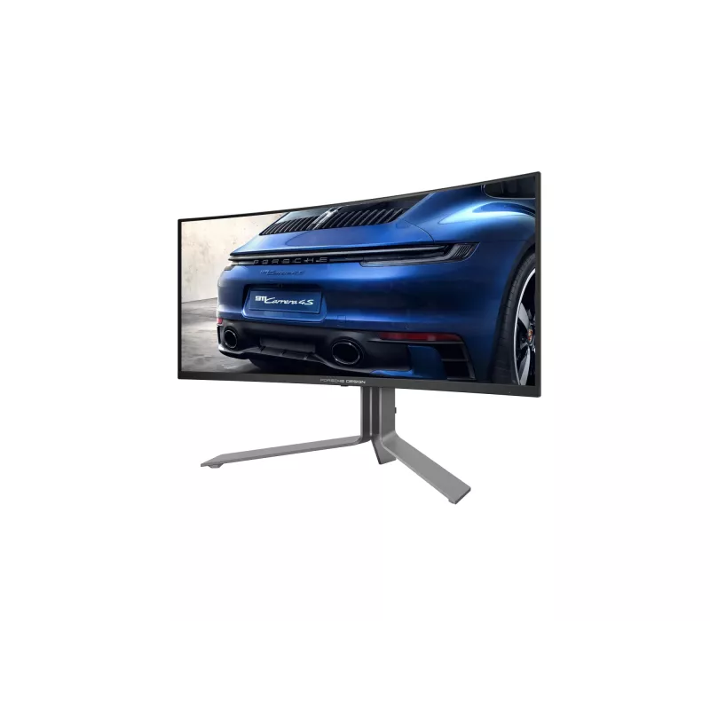 AOC Porsche PD34 datora monitors 86,4 cm (34 colli) 3440 x 1440 pikseļi Wide Quad HD QD-OLED Melns