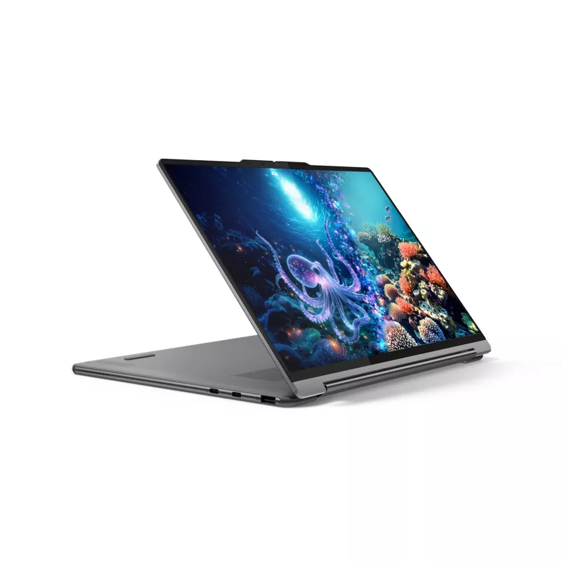 Lenovo Yoga 9 2-in-1 14ILL10 Copilot+ PC Intel Core Ultra 7 258V Hybrid (2-in-1) 35,6 cm (14 collu) skārienekrāns WQUXGA 32 GB LPDDR5x-SDRAM 1 TB SSD Wi-Fi 7 (802.11be) Windows 11 Home pelēks