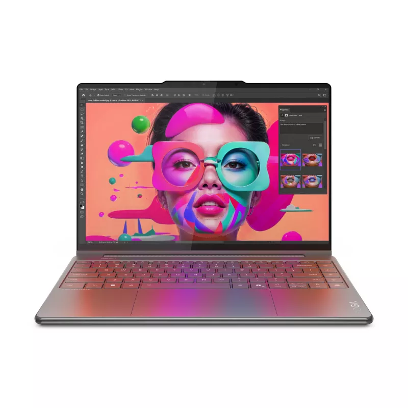 Lenovo Yoga 9 2-in-1 14ILL10 Copilot+ PC Intel Core Ultra 7 258V Hybrid (2-in-1) 35,6 cm (14 collu) skārienekrāns WQUXGA 32 GB LPDDR5x-SDRAM 1 TB SSD Wi-Fi 7 (802.11be) Windows 11 Home pelēks