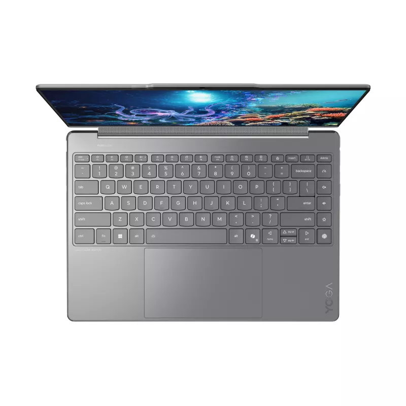 Lenovo Yoga 9 2-in-1 14ILL10 Copilot+ PC Intel Core Ultra 7 258V Hybrid (2-in-1) 35,6 cm (14 collu) skārienekrāns WQUXGA 32 GB LPDDR5x-SDRAM 1 TB SSD Wi-Fi 7 (802.11be) Windows 11 Home pelēks