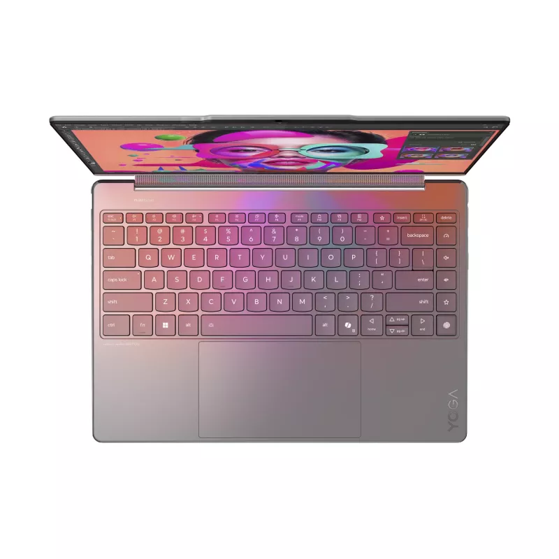 Lenovo Yoga 9 2-in-1 14ILL10 Copilot+ PC Intel Core Ultra 7 258V Hybrid (2-in-1) 35,6 cm (14 collu) skārienekrāns WQUXGA 32 GB LPDDR5x-SDRAM 1 TB SSD Wi-Fi 7 (802.11be) Windows 11 Home pelēks