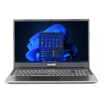 TERRA 1500P R5-7430U W11 AMD Ryzen™ 5 klēpjdators 39,6 cm (15,6 collas) 16 GB DDR4-SDRAM 500 GB SSD Wi-Fi 6E (802.11ax) Windows 11 Home Sudrabs