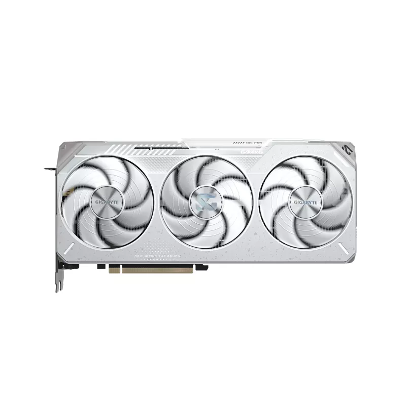 Grafikas karte GIGABYTE Radeon RX 9070 XT GAMING OC ICE 16 GB GDDR6 256 bitu PCIe 5.0 3 ventilatori balta
