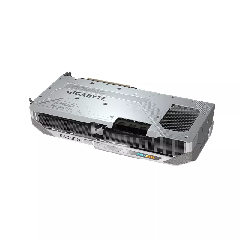 Grafikas karte GIGABYTE Radeon RX 9070 XT GAMING OC ICE 16 GB GDDR6 256 bitu PCIe 5.0 3 ventilatori balta