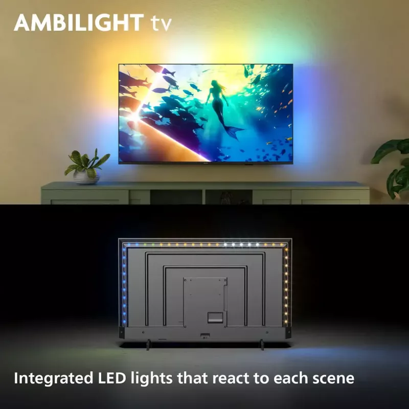 Televizors Philips 8500 sērija 65PUS8500/12 65 collu 4K Ultra HD QLED 3840 x 2160
