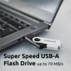 USB zibatmiņa Intenso 128 GB USB-A 3.2 Gen 1x1 melna-sudrabota