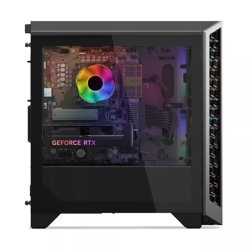 Lenovo LOQ Tower 26ADR10 AMD Ryzen™ 7 8745HX 16 GB DDR5-SDRAM 1 TB SSD NVIDIA GeForce RTX 5060 Windows 11 Home PC Melns