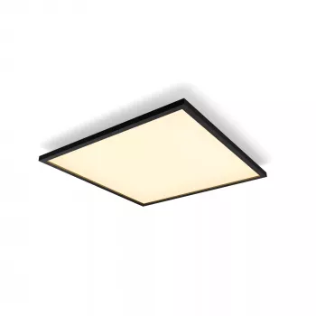 Viedā griestu lampa Philips Hue Aurelle Square Panel XL, melna